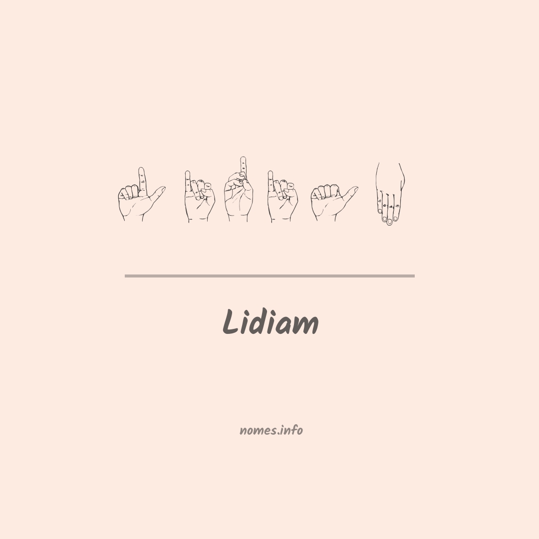Lidiam em Libras