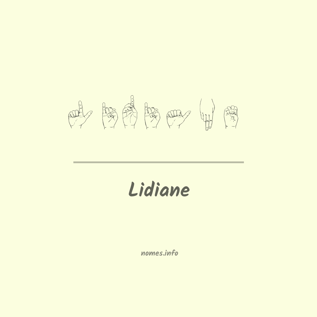 Lidiane em Libras