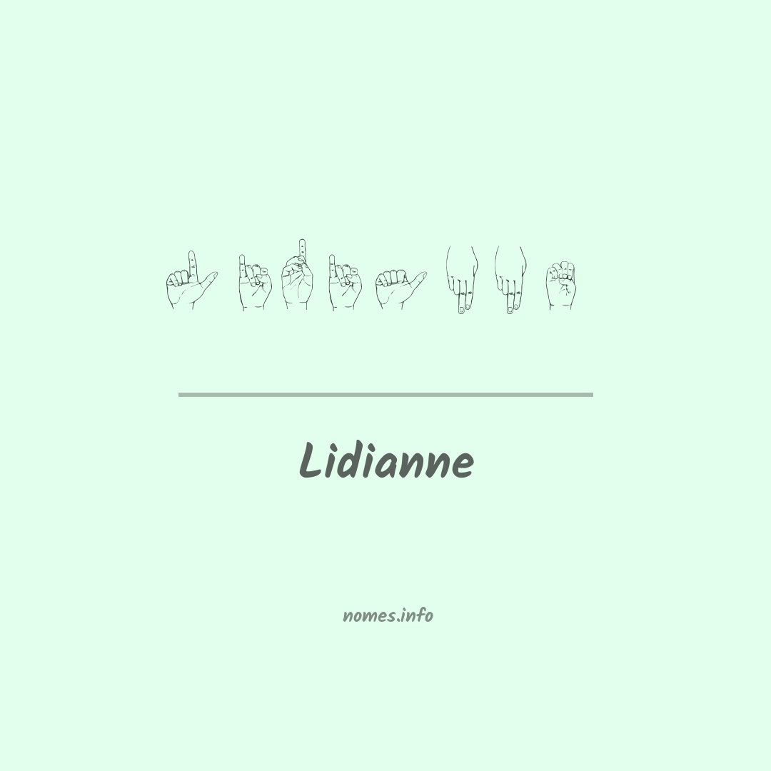 Lidianne em Libras