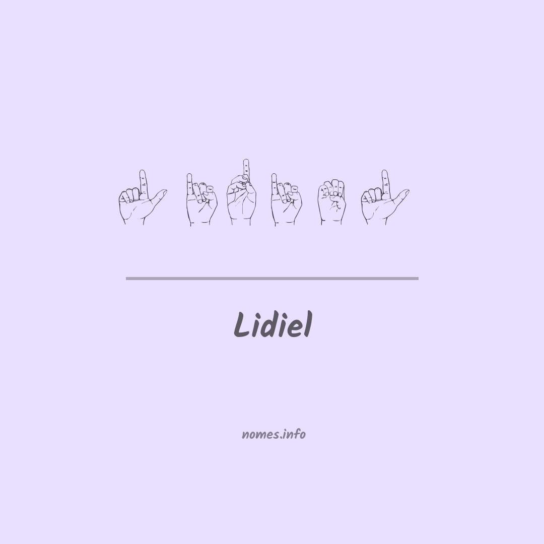 Lidiel em Libras