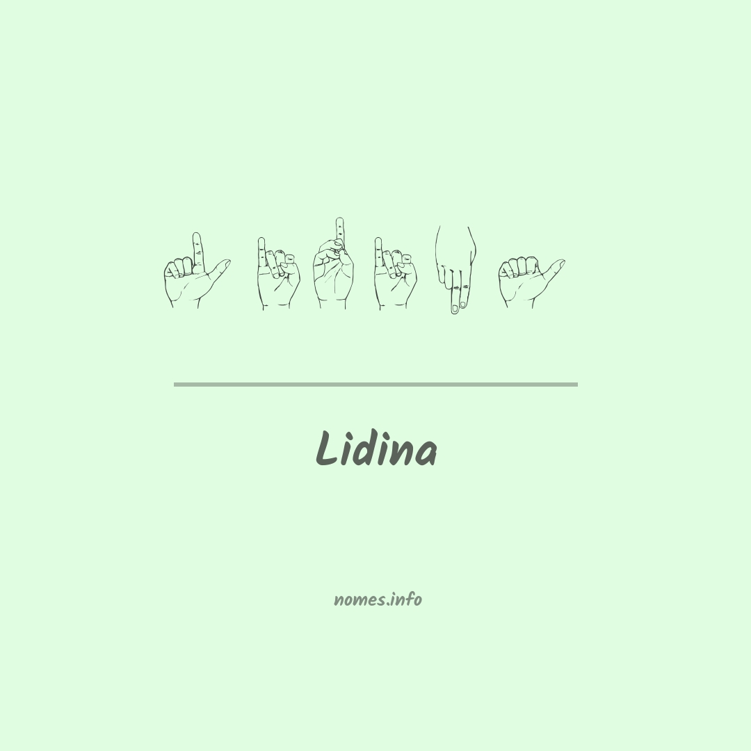 Lidina em Libras