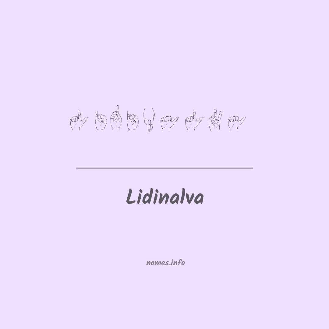 Lidinalva em Libras