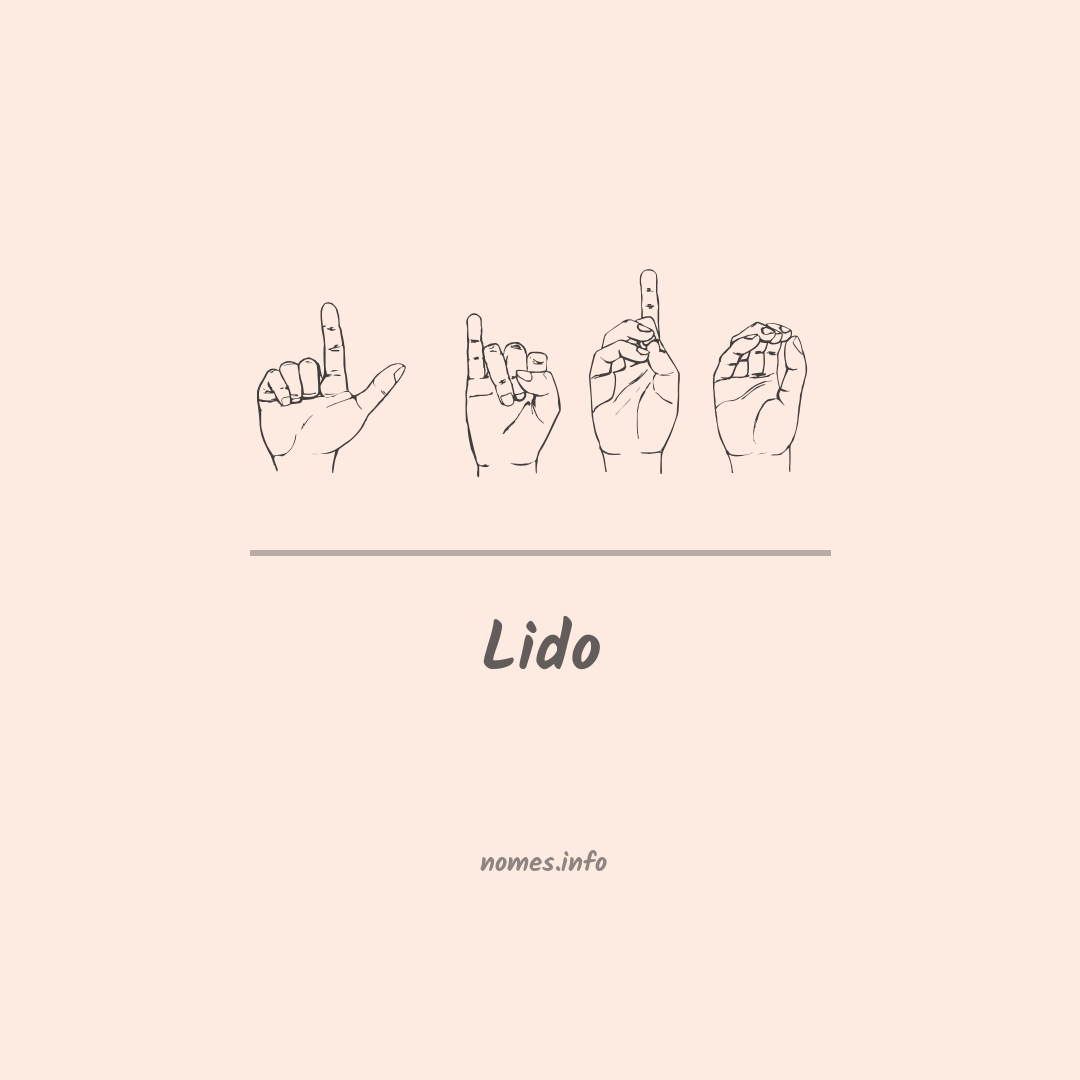 Lido em Libras