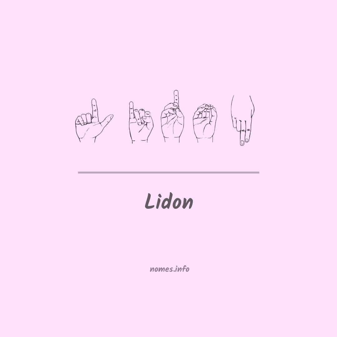 Lidon em Libras