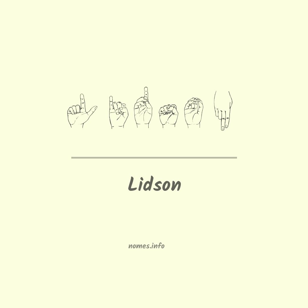 Lidson em Libras
