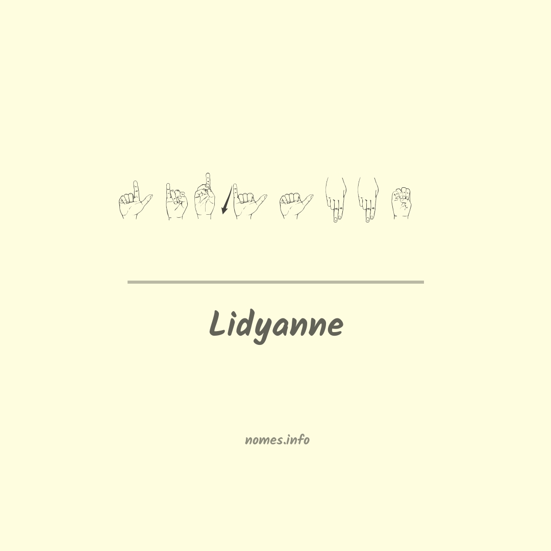 Lidyanne em Libras