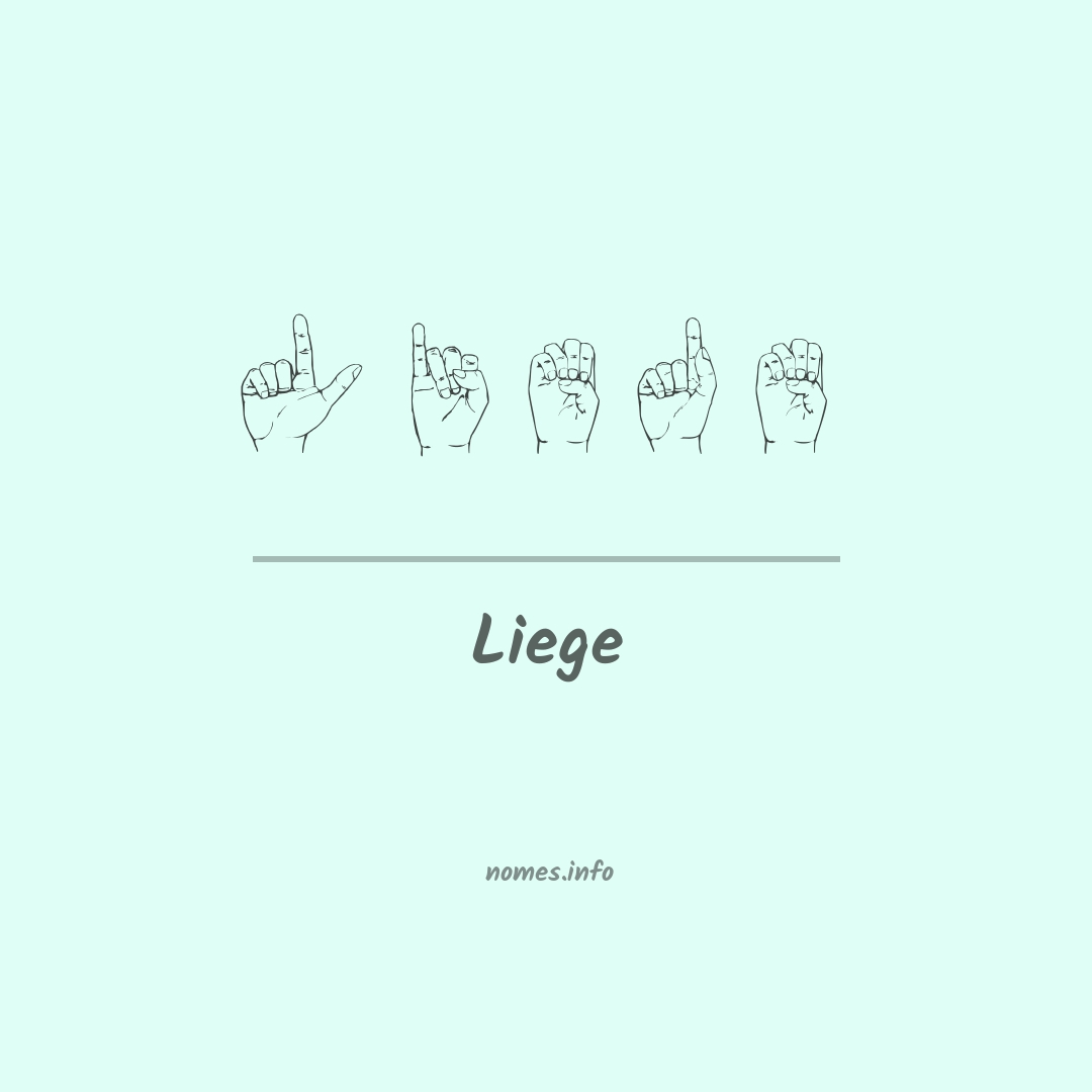 Liege em Libras