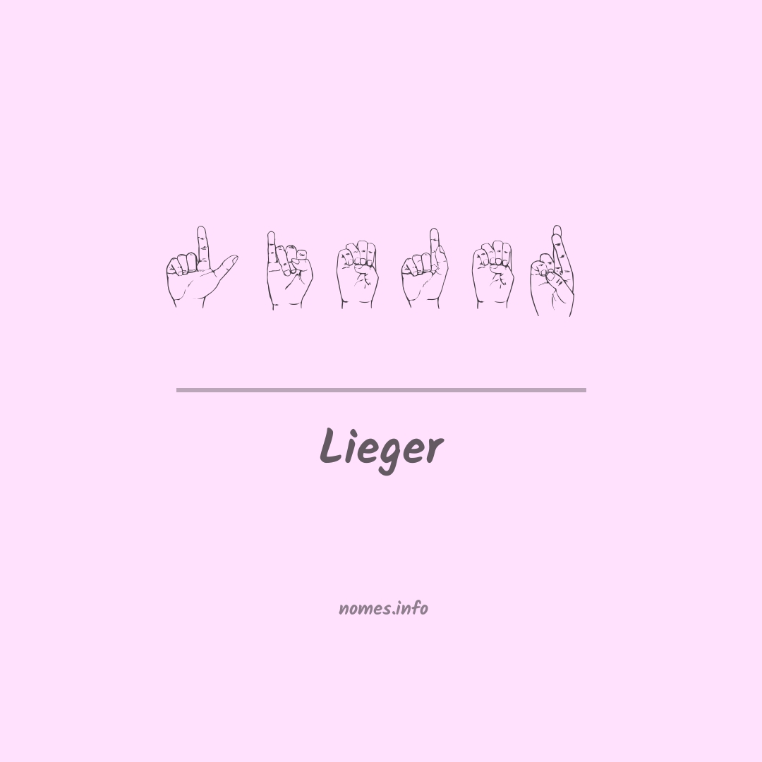 Lieger em Libras