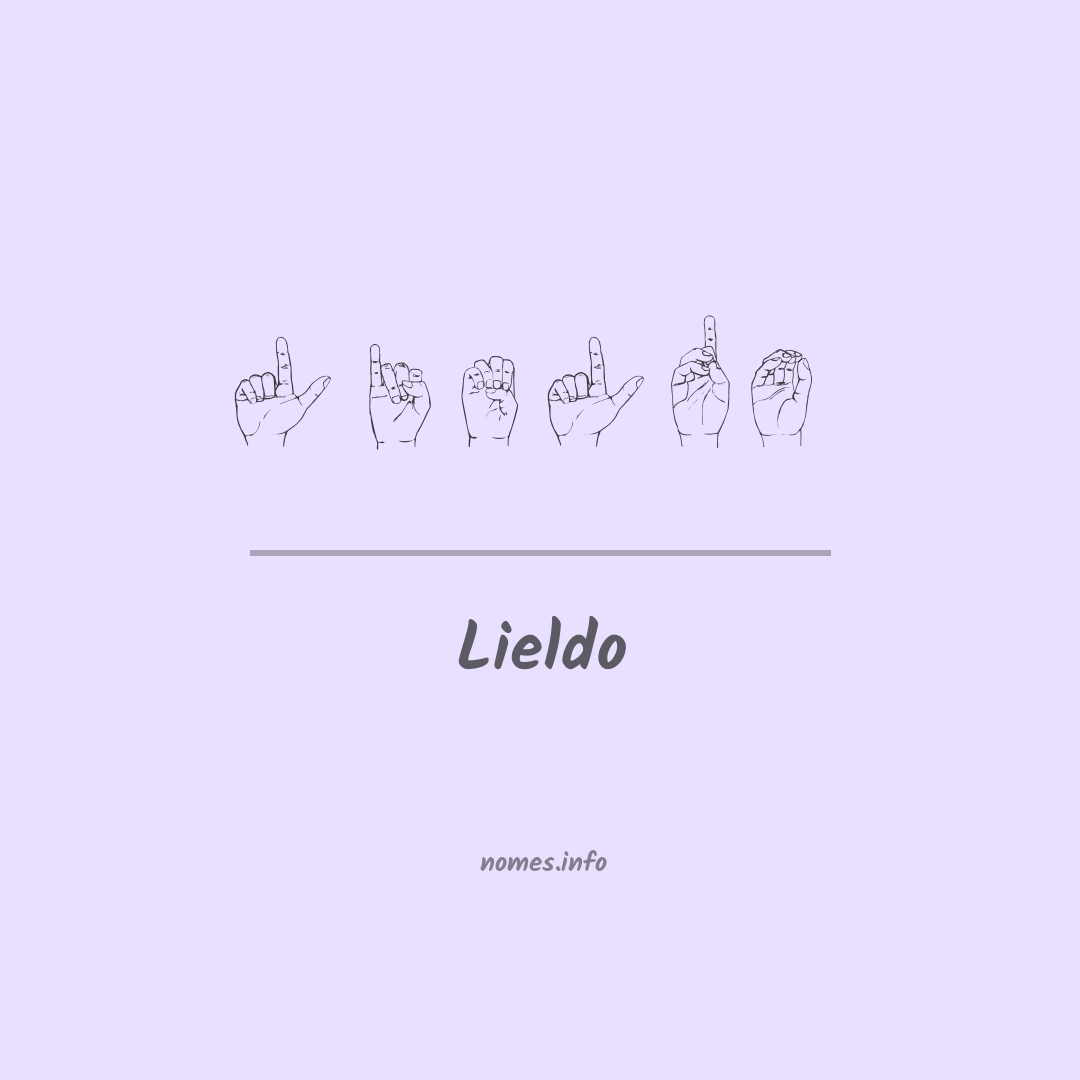 Lieldo em Libras