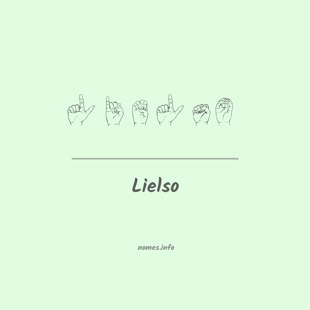 Lielso em Libras