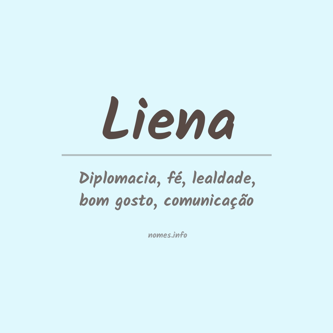 Significado do nome Liena