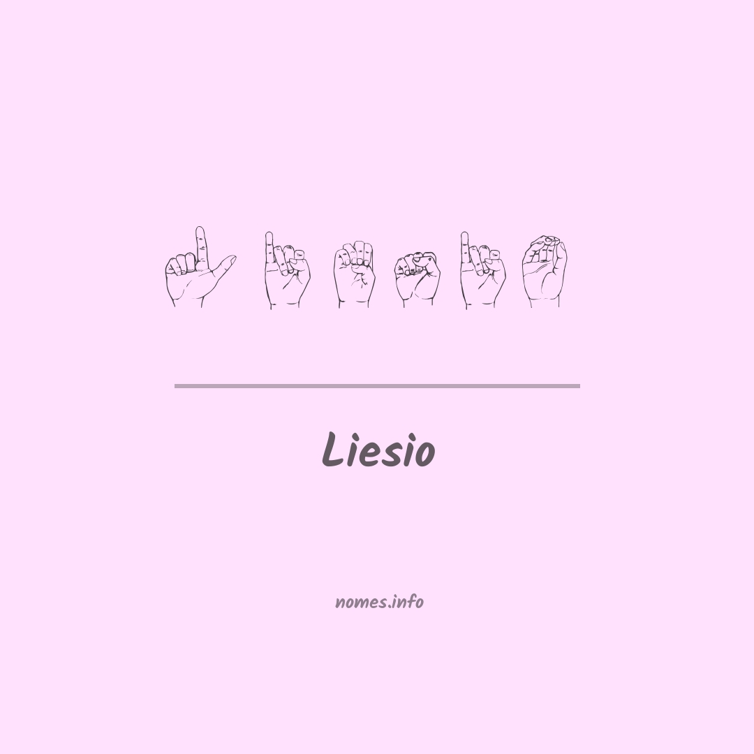Liesio em Libras
