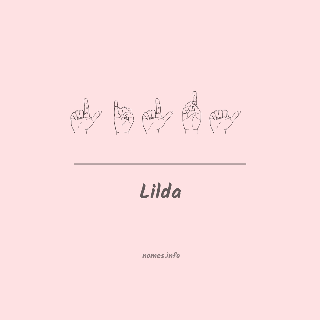 Lilda em Libras