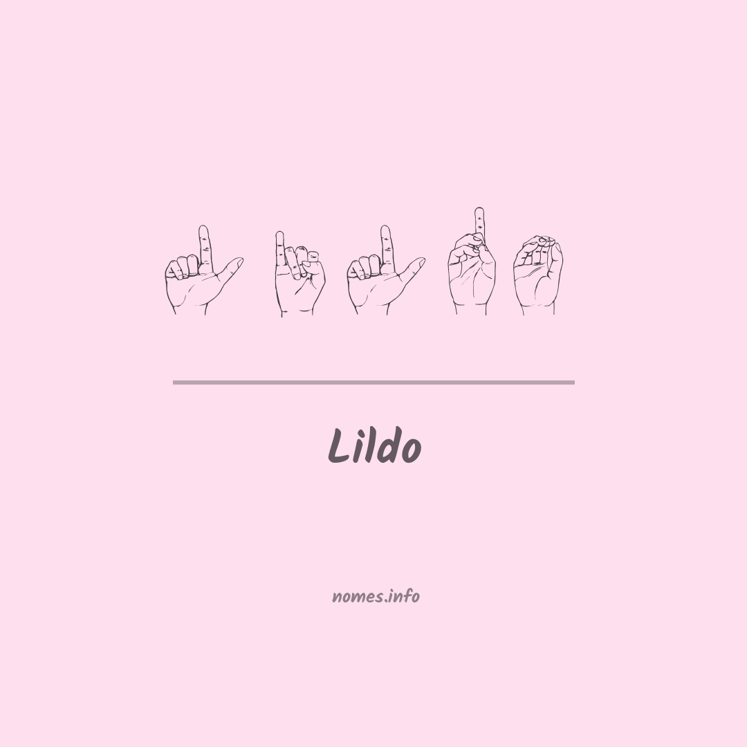 Lildo em Libras