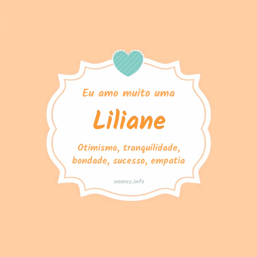 Significado Do Nome Liliane