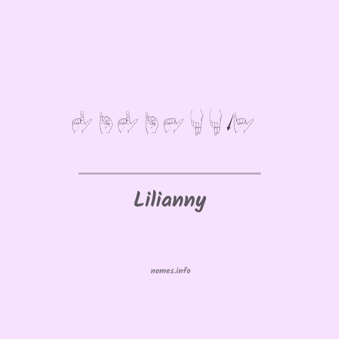 Lilianny em Libras