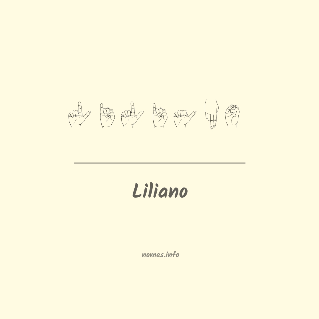 Liliano em Libras