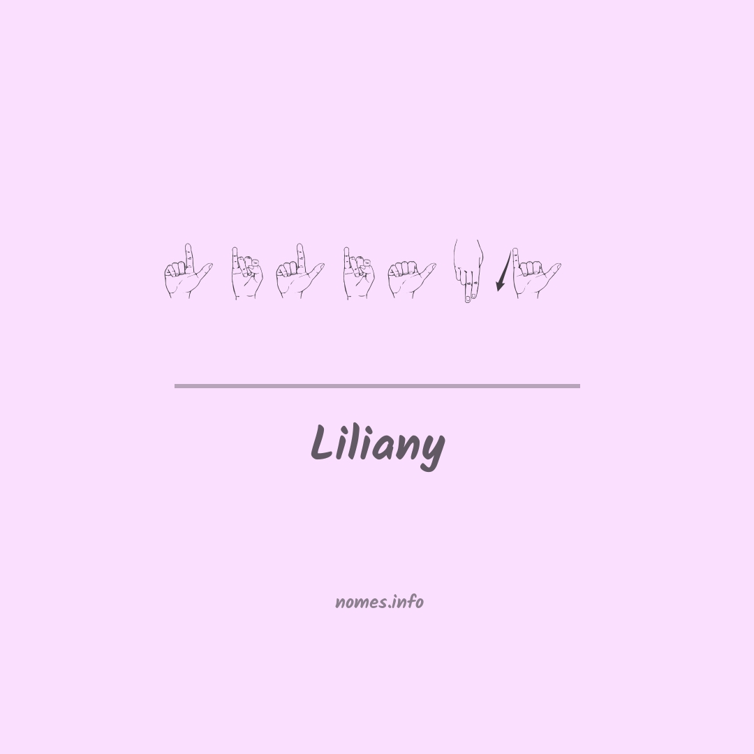 Liliany em Libras