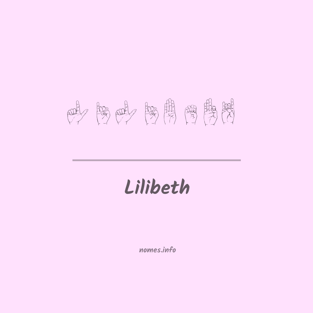 Lilibeth em Libras Lilibeth em Libras