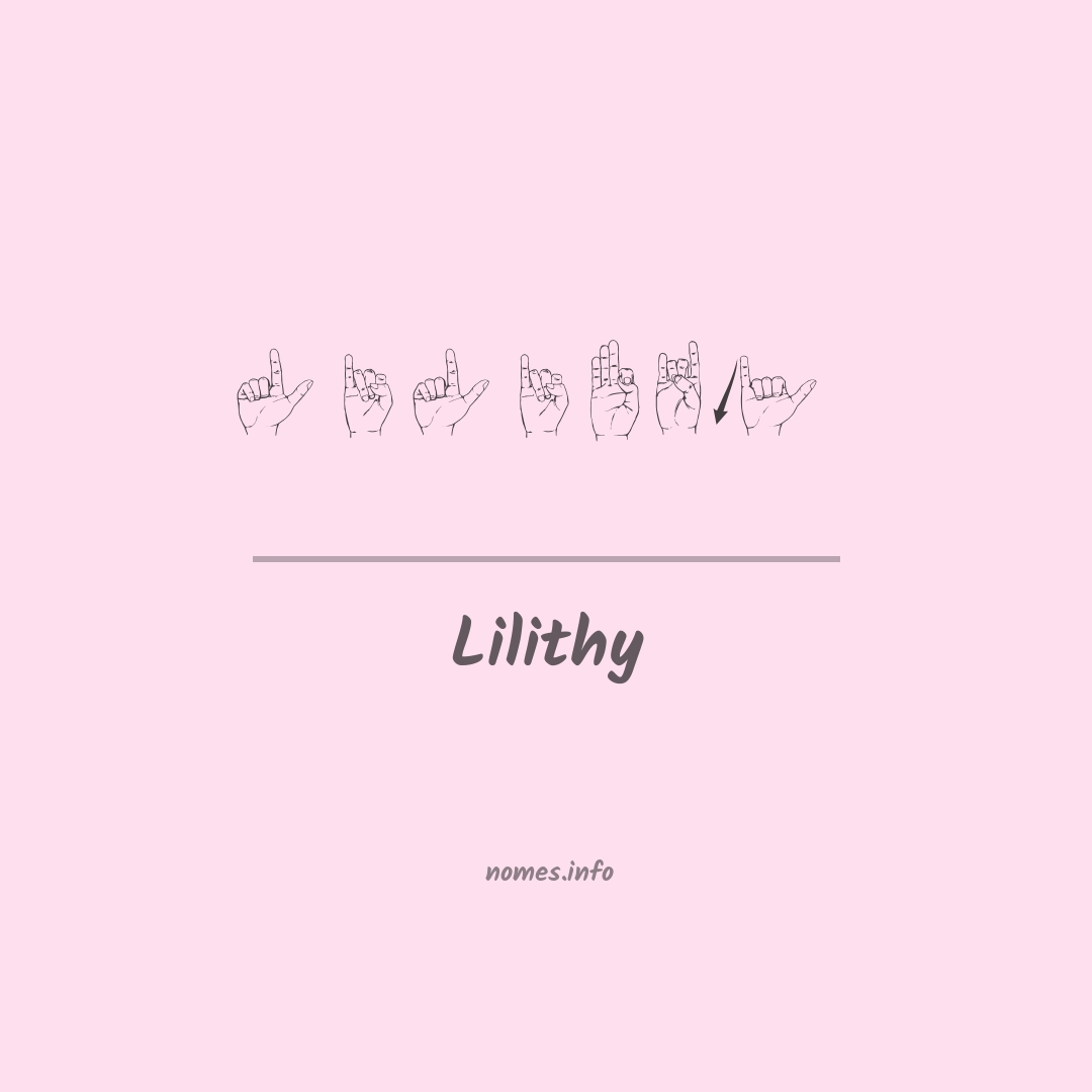 Lilithy em Libras