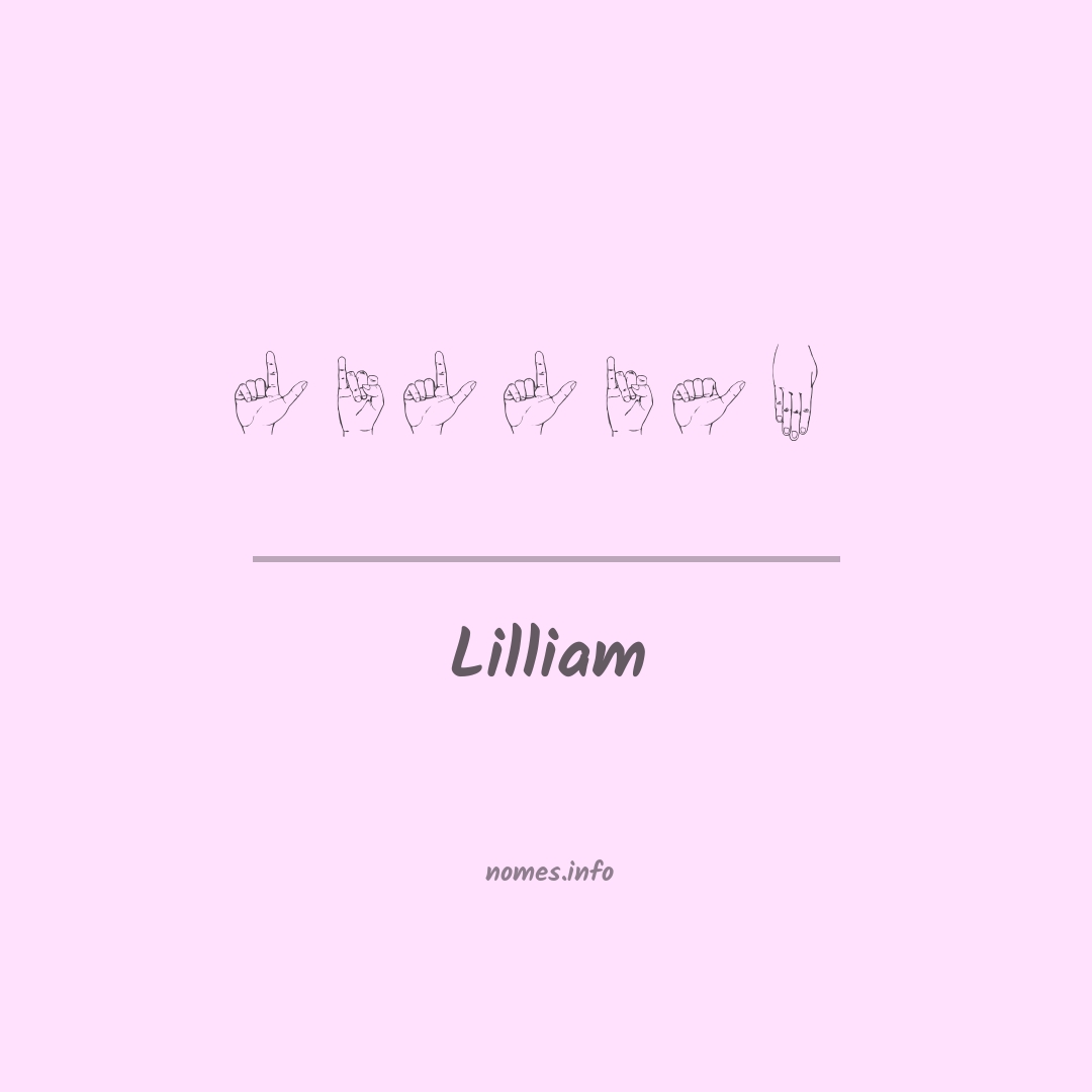 Lilliam em Libras