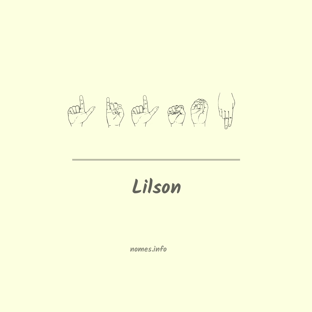 Lilson em Libras