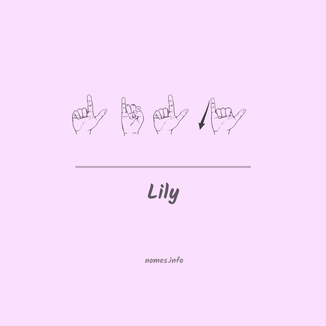 Lily em Libras