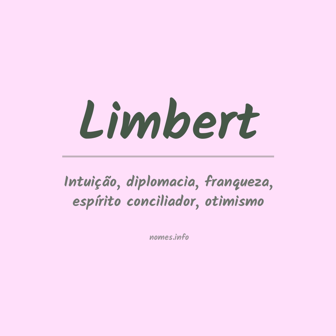 Significado do nome Limbert