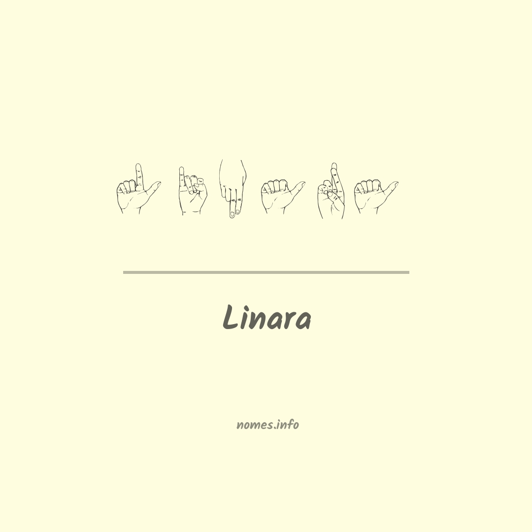 Linara em Libras