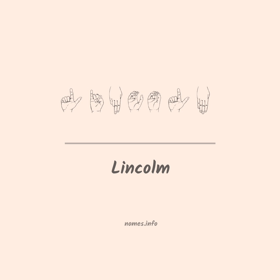 Lincolm em Libras
