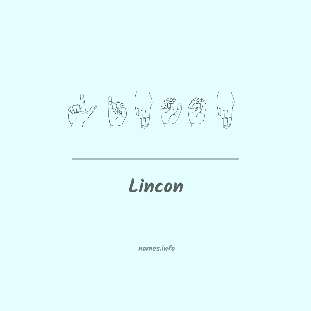 Lincon em Libras