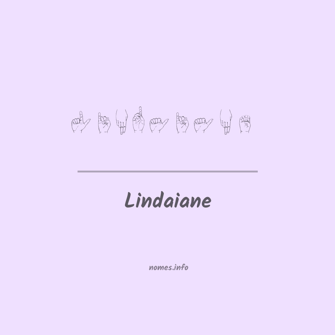 Lindaiane em Libras