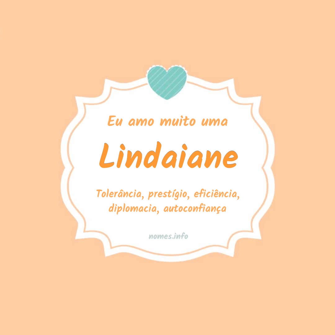 Eu amo muito Lindaiane