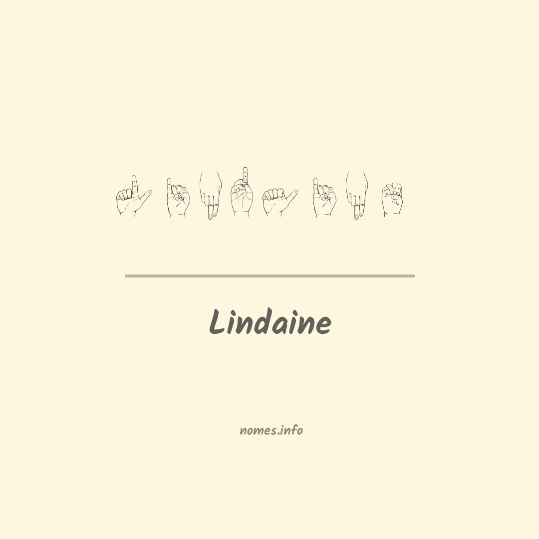 Lindaine em Libras