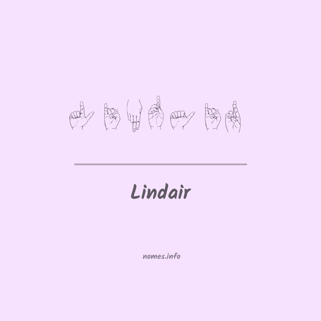 Lindair em Libras