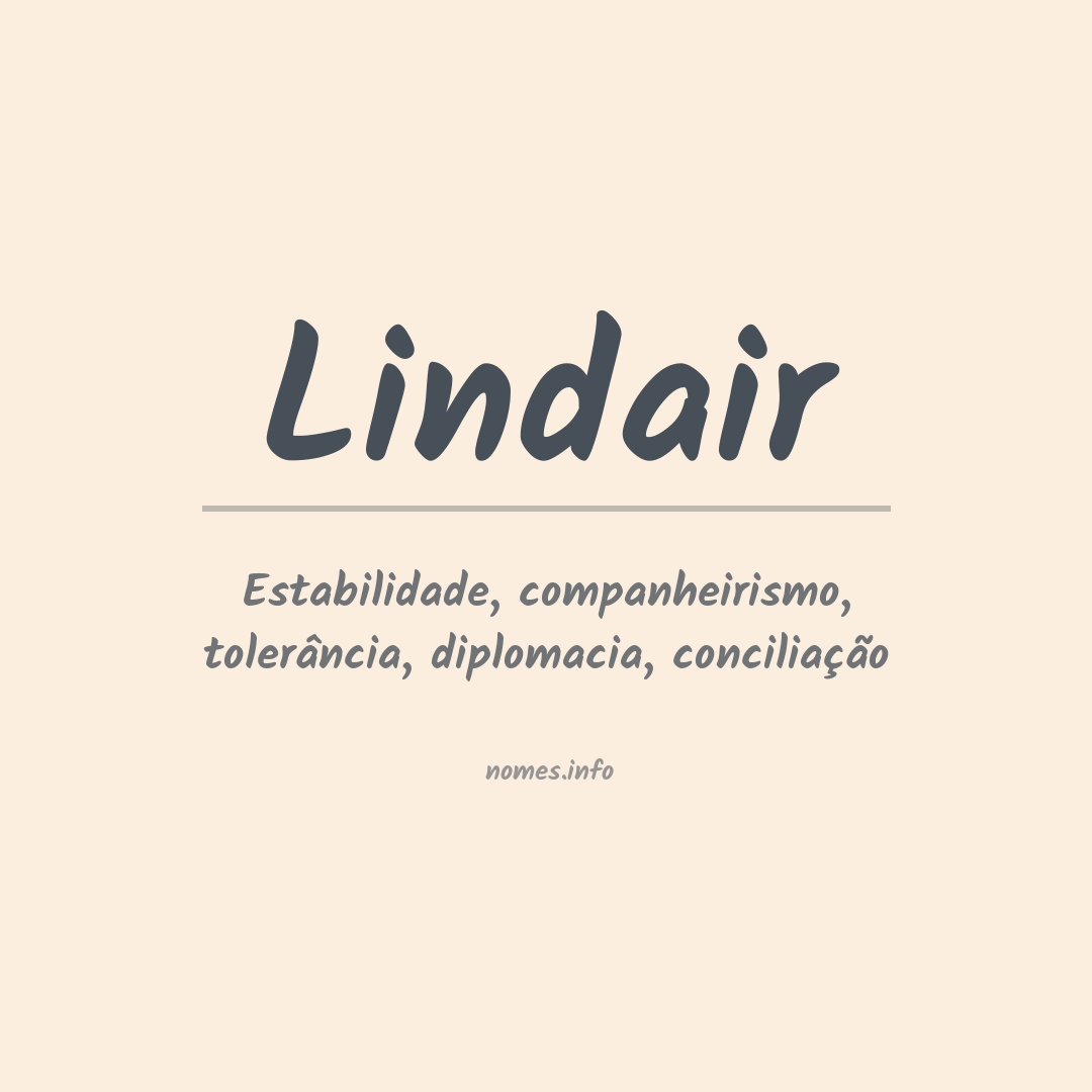 Significado do nome Lindair