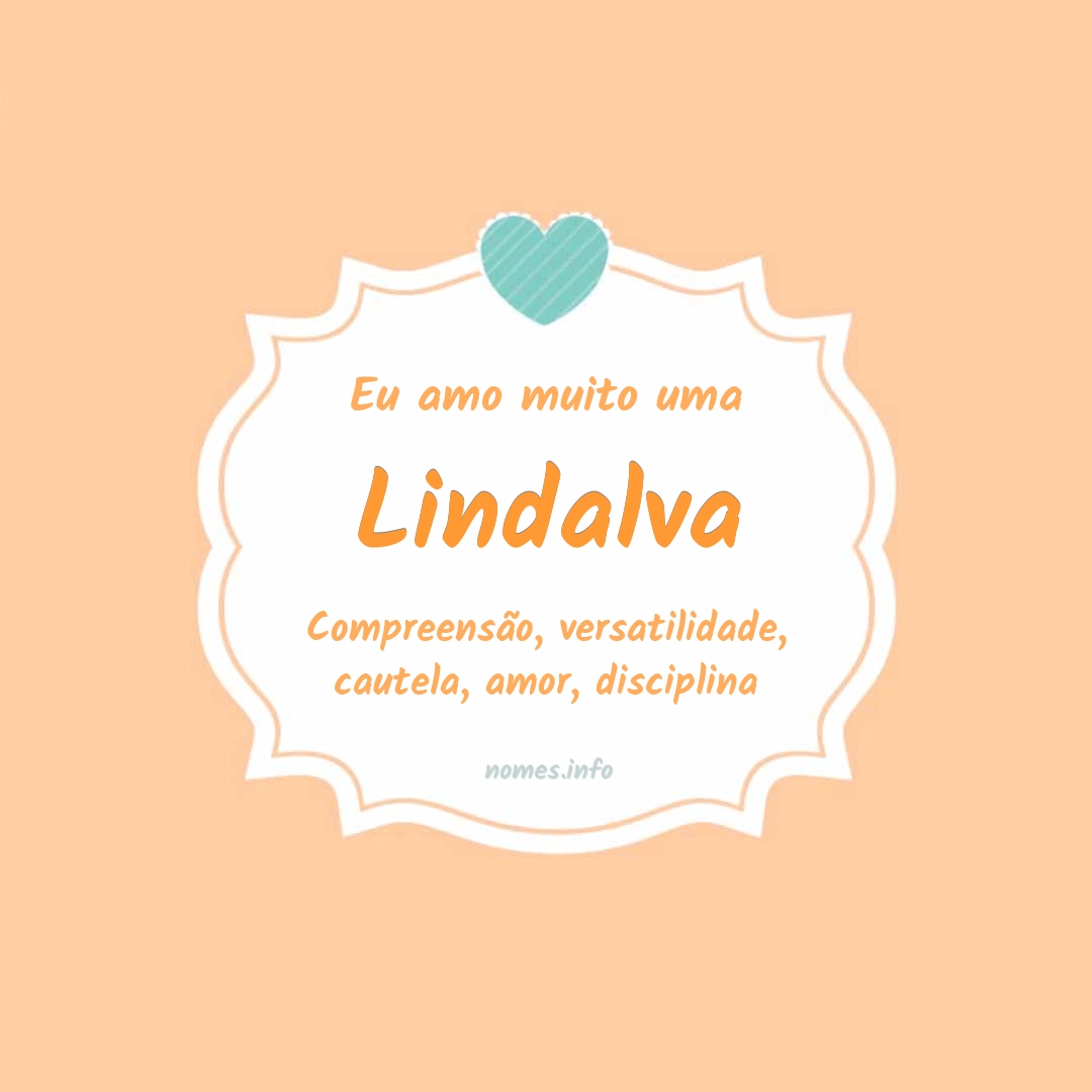Eu amo muito Lindalva