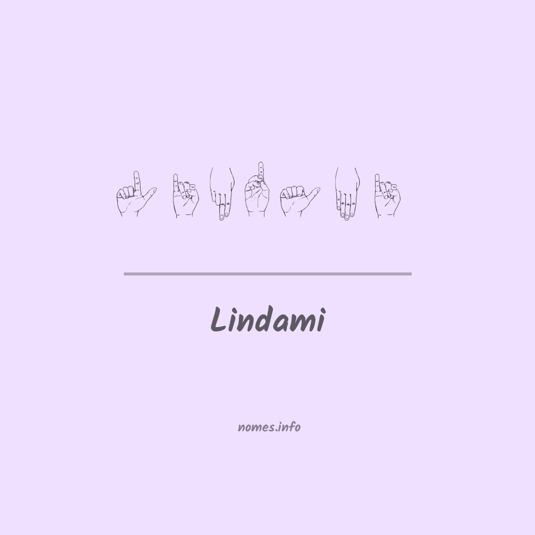 Lindami em Libras