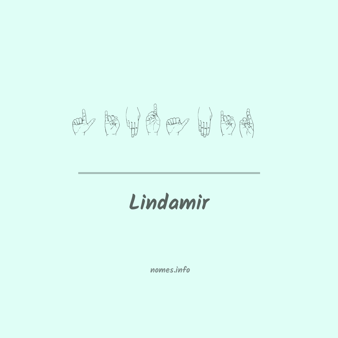 Lindamir em Libras