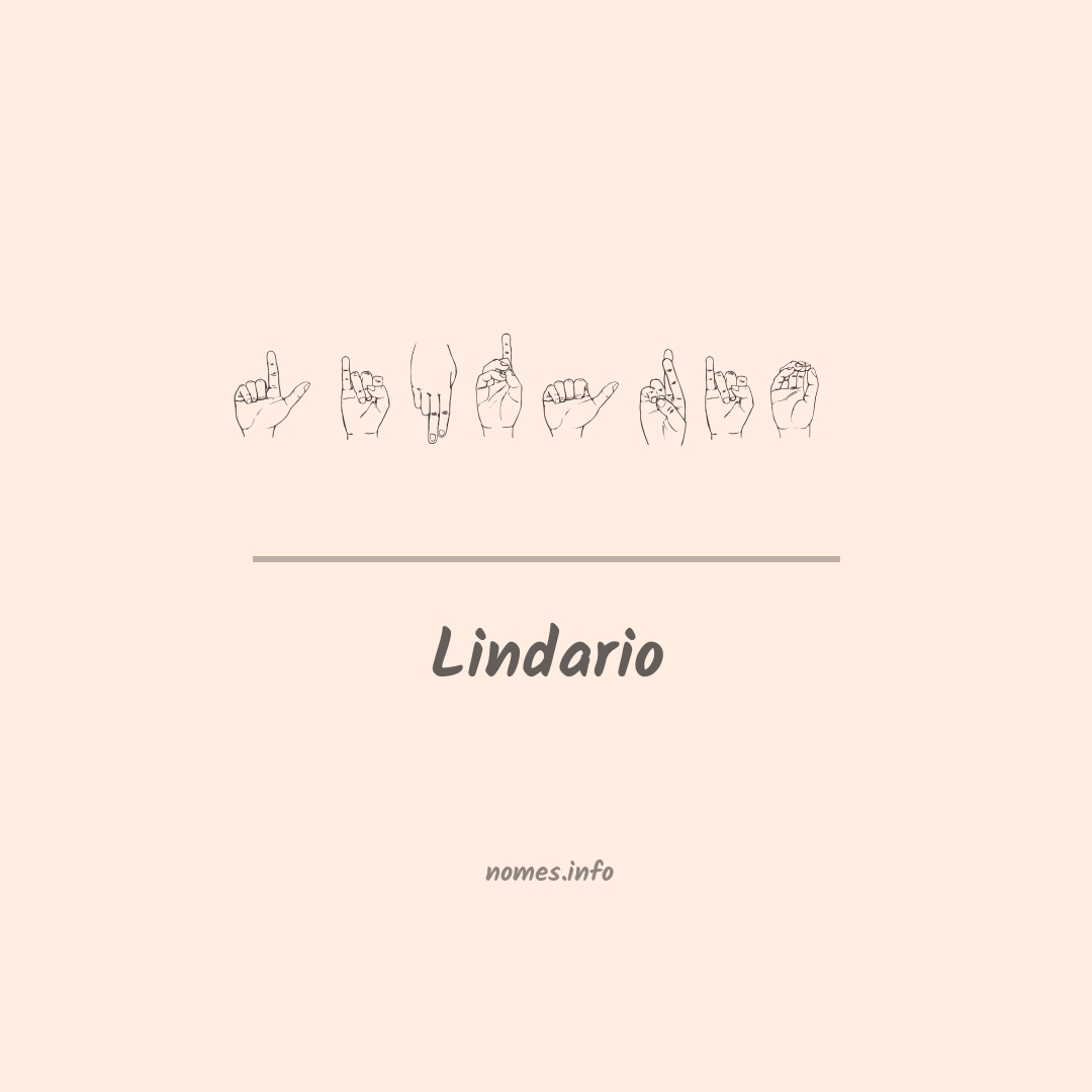 Lindario em Libras