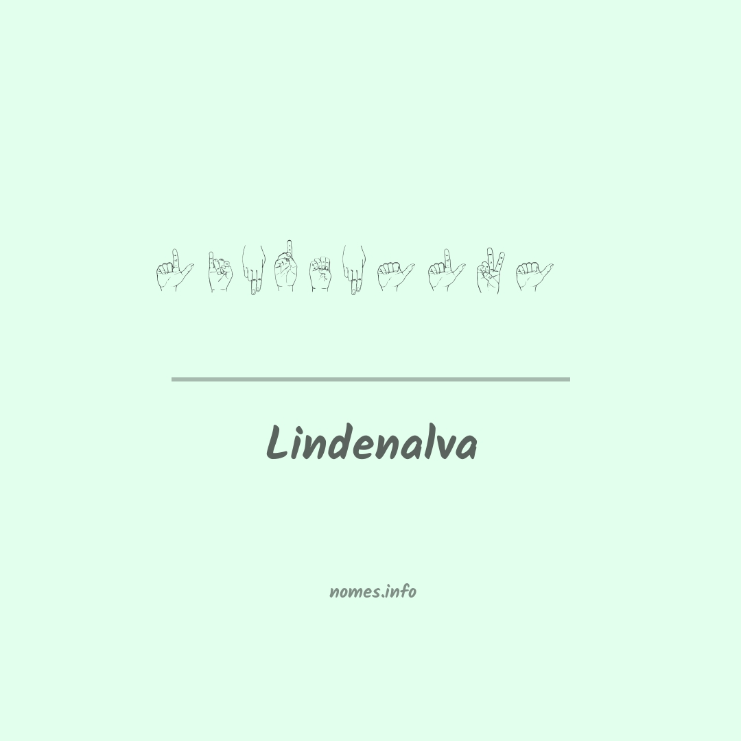 Lindenalva em Libras