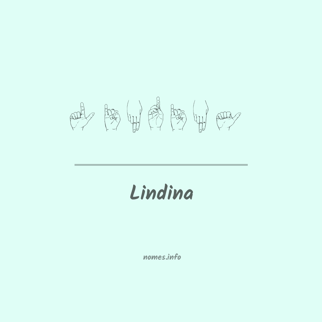 Lindina em Libras
