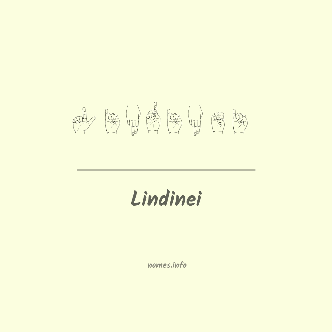 Lindinei em Libras