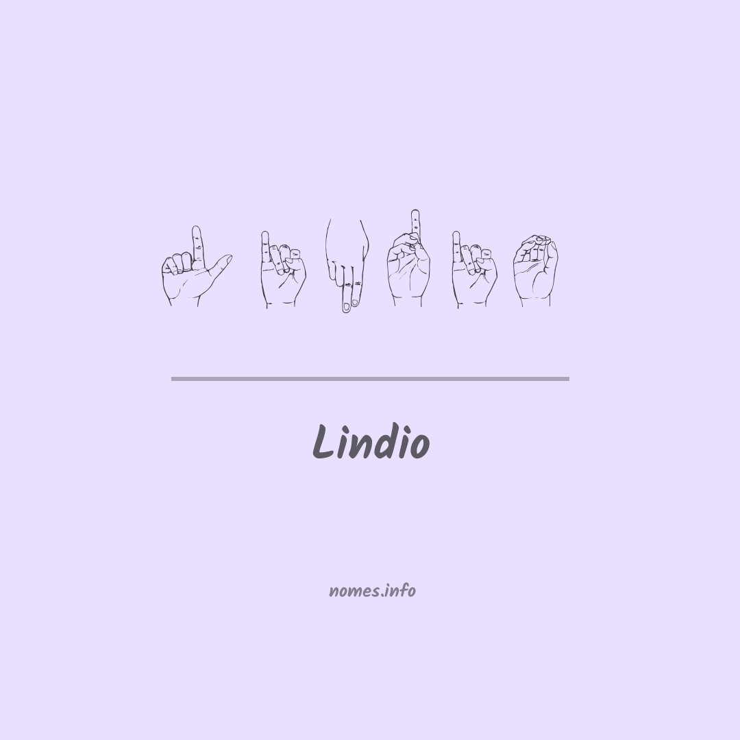 Lindio em Libras