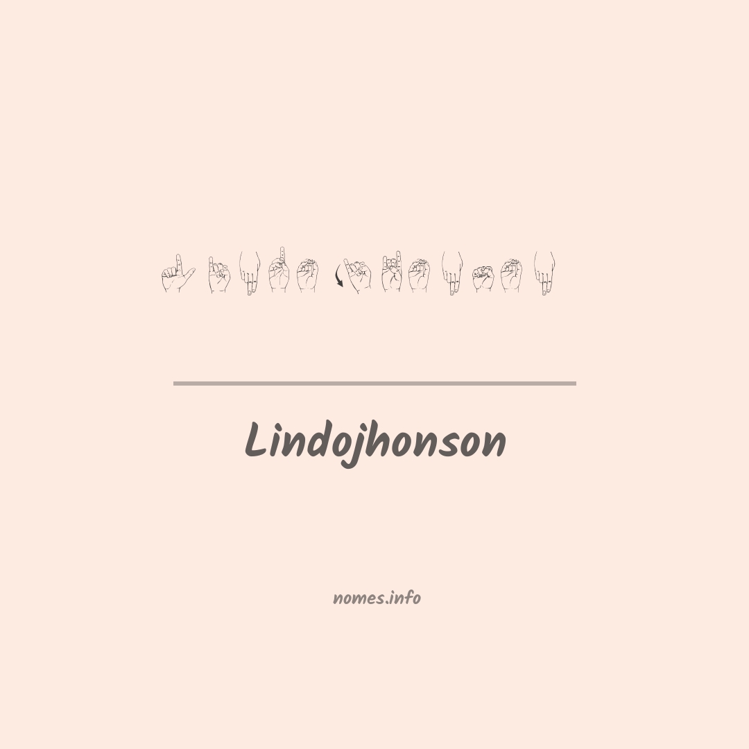 Lindojhonson em Libras