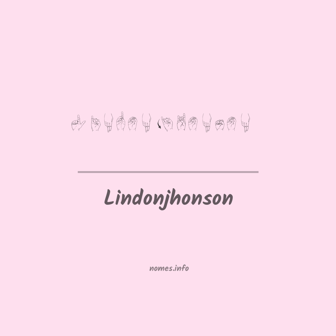 Lindonjhonson em Libras Lindonjhonson em Libras