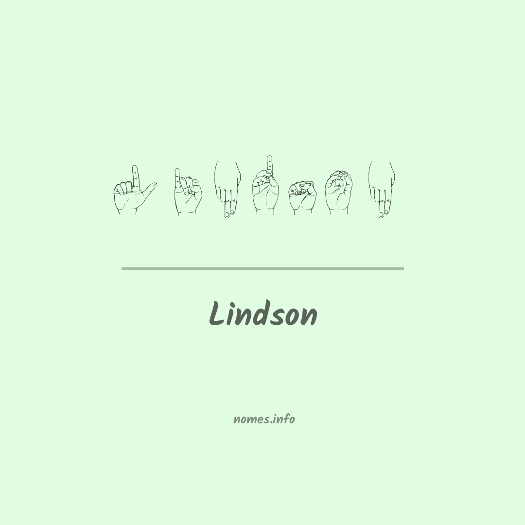 Lindson em Libras