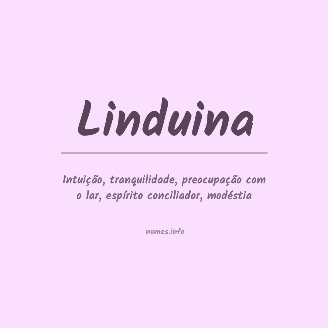 Significado do nome Linduina