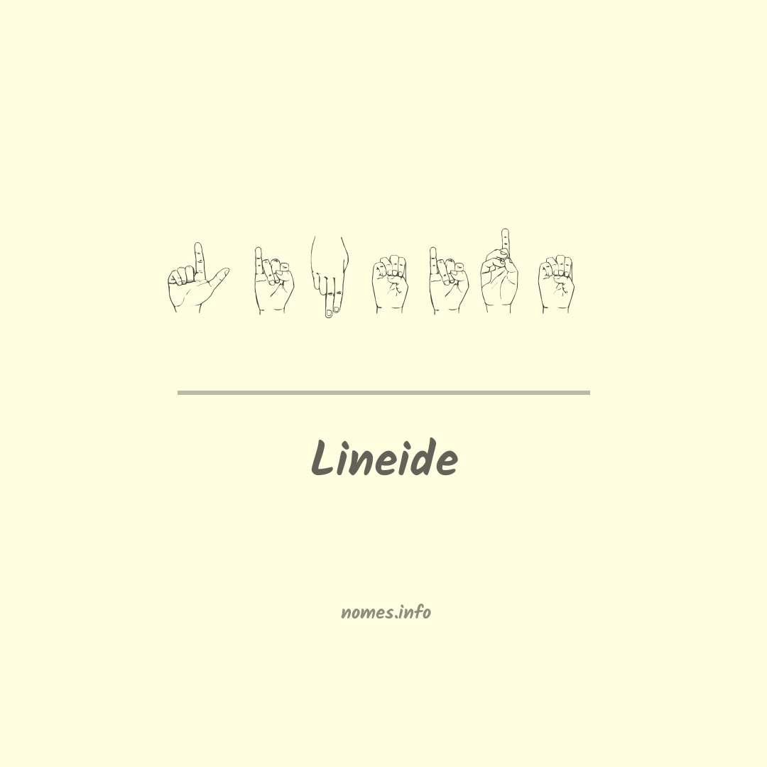 Lineide em Libras
