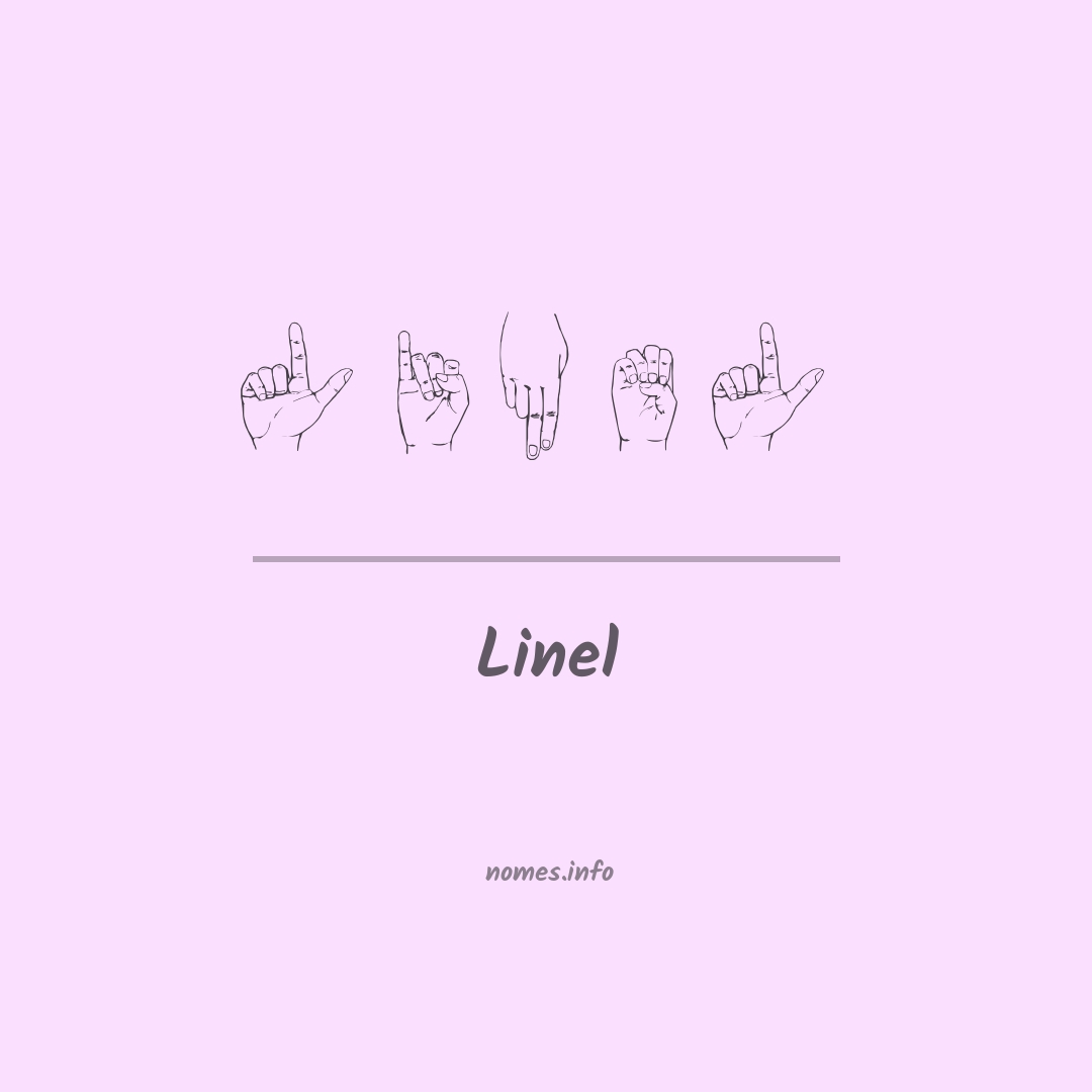 Linel em Libras Linel em Libras